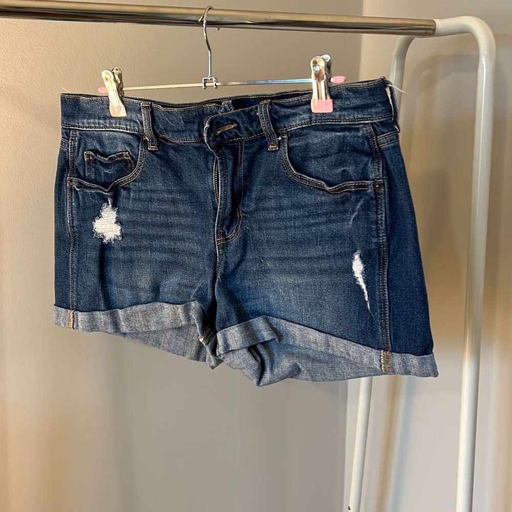 Denim shorts